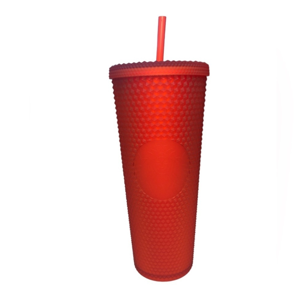 Starbucks Matte Red Studded Tumbler Venti (24oz) Soft Touch Jelly Holida…​